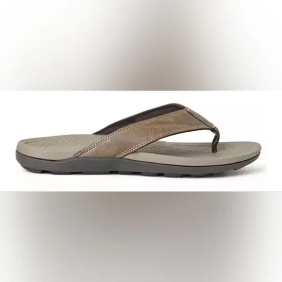 New Men's JBU Milo Comfort Slip On Thong Sandal In Brown NWT Size 11M - Picture 13 of 15